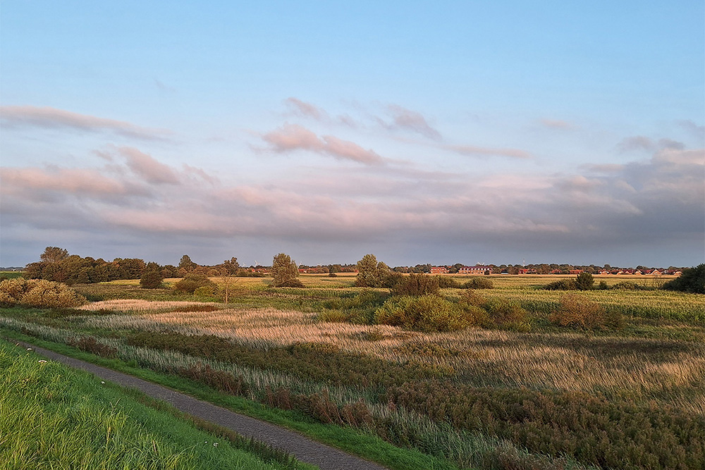 Norddeutschland -Am Deich von Greetsiel, Norbert J. Seifert
