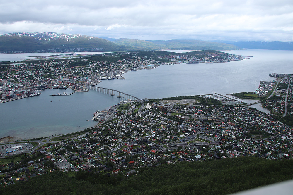 Norwegen - Tromsø mit Blick vom Fjellheisen, Norbert J. Seifert