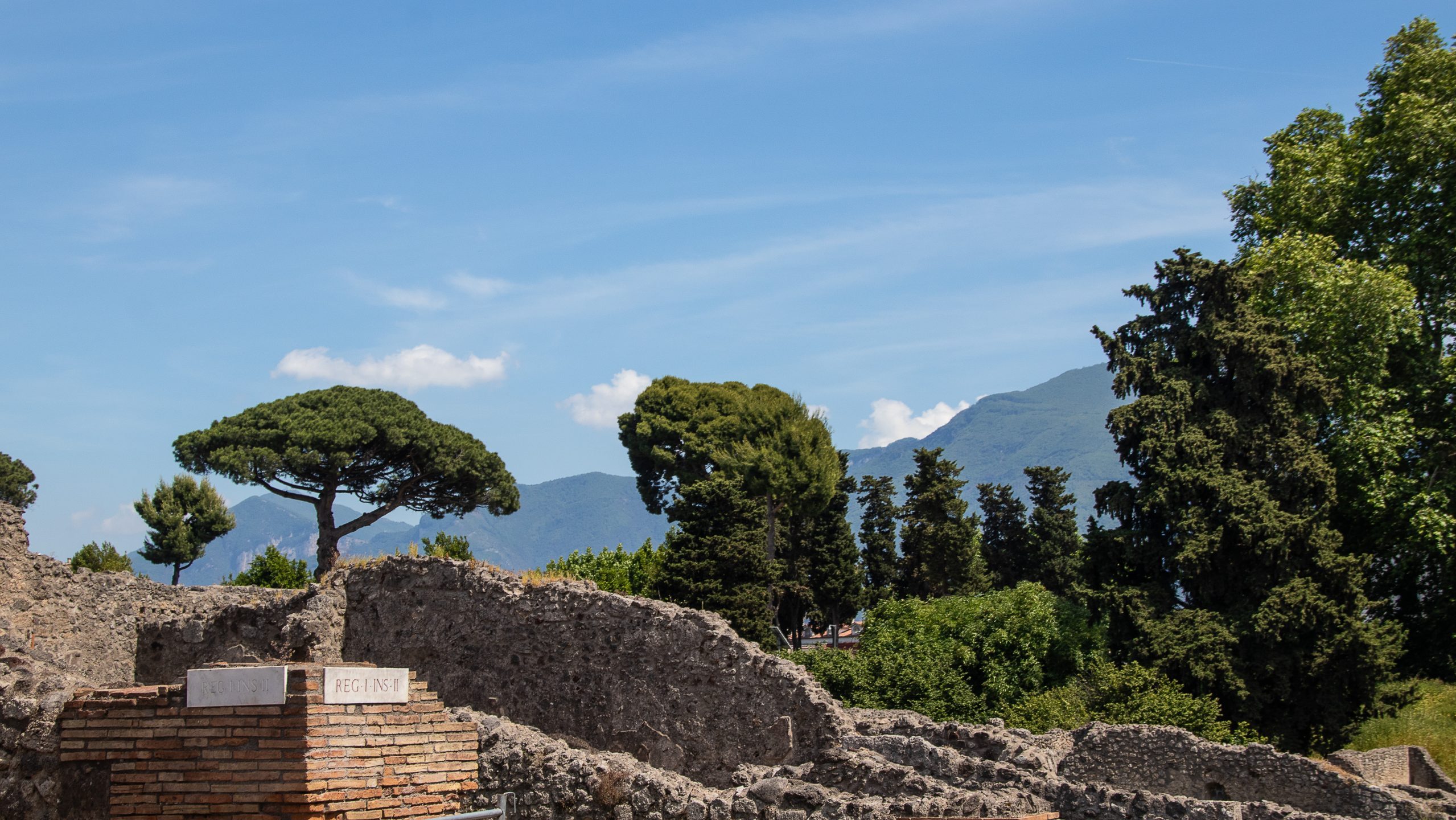 Ausgrabungsstätte Pompeji